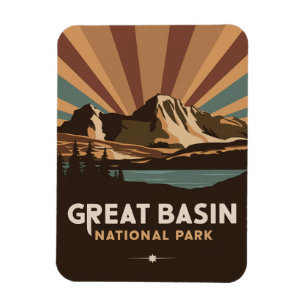 Imán Parque nacional de la Gran Cuenca Retro