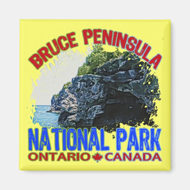 Imán Parque nacional de la Península de Bruce (Frente)