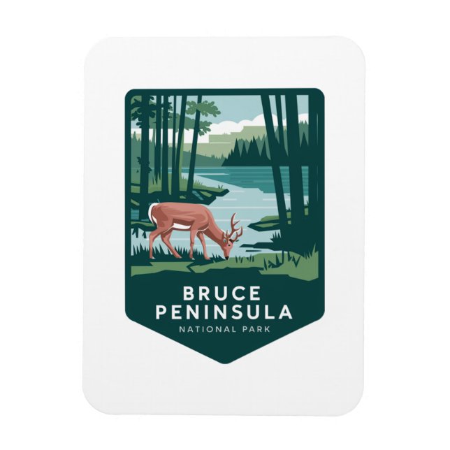 Imán Parque nacional de la Península de Bruce (Vertical)