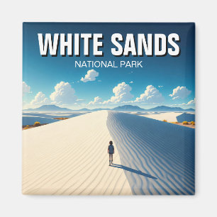 Imán Parque nacional de las Arenas Blancas Nuevo México