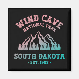 Imán Parque nacional de las Cuevas del Viento en Dakota