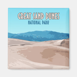 Imán Parque nacional de las Grandes Dunas de Arena Colo