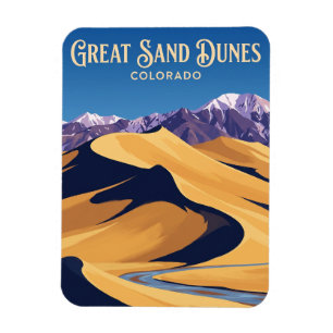 Imán Parque Nacional de las Grandes Dunas de Arena Colo