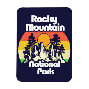 Imán Parque nacional de las Montañas Rocosas