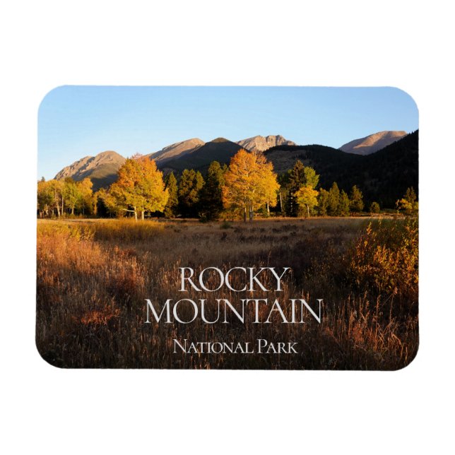 Imán Parque nacional de las Montañas Rocosas (Horizontal)