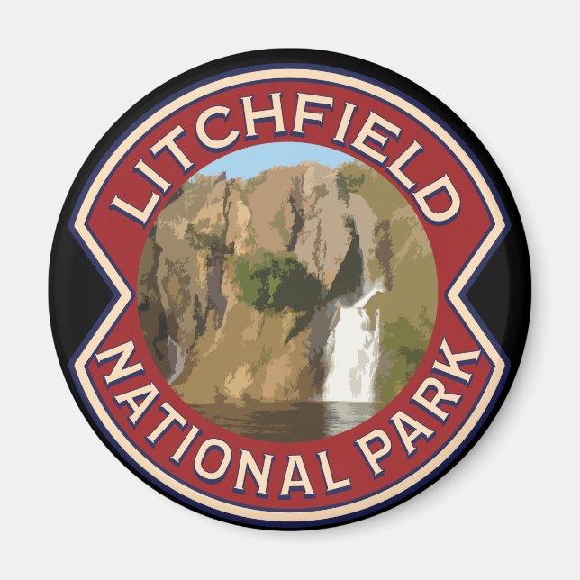 Imán Parque nacional de Litchfield (Frente)