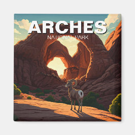 Imán Parque nacional de los Arcos de Moab Utah