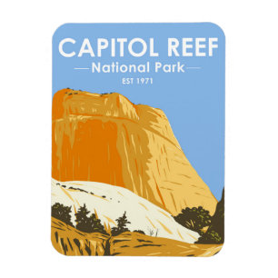 Imán Parque nacional de los arrecifes del Capitolio, U
