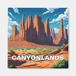 Imán Parque nacional de los Cañones de Moab Utah