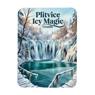 Imán Parque Nacional de los Lagos de Plitvice Croacia