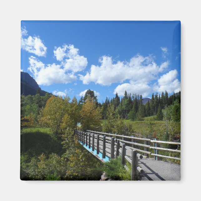 Imán Parque nacional de los Lagos de Waterton (Frente)