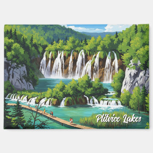 Imán Parque nacional de los lagos Plitvice, croacia