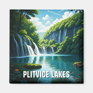 Imán Parque nacional de los lagos Plitvice, croacia