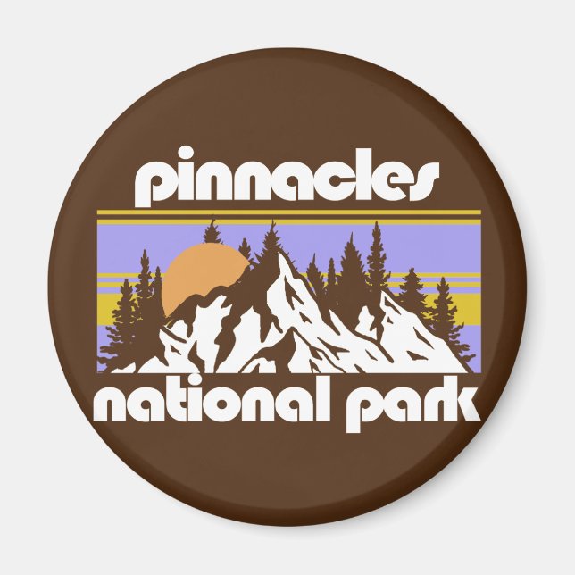 Imán Parque nacional de Pinnacles (Frente)
