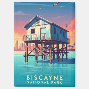 Imán Parque nacional de Stiltsville, Biscayne