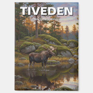 Imán Parque nacional de Tiveden Viaje de Suecia