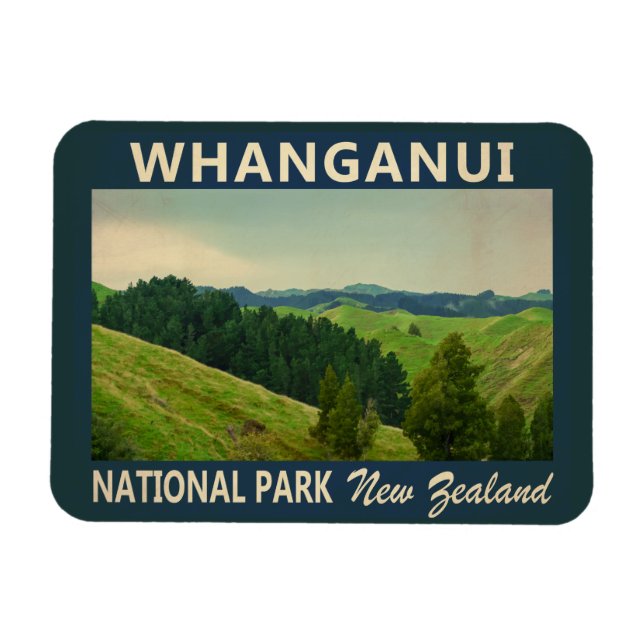 Imán Parque nacional de Whanganui (Horizontal)