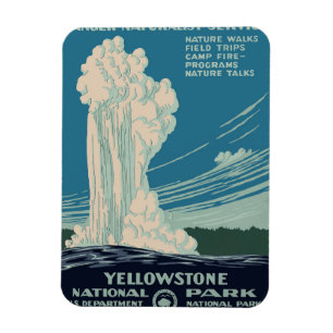 Imán Parque nacional de Yellowstone