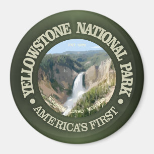 Imán Parque nacional de Yellowstone (caídas)