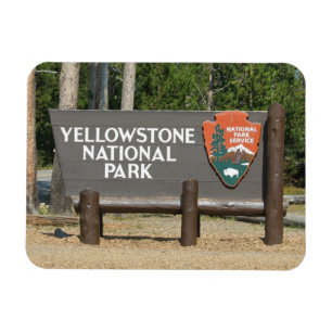 Imán Parque nacional de Yellowstone, muestra, Wyoming,
