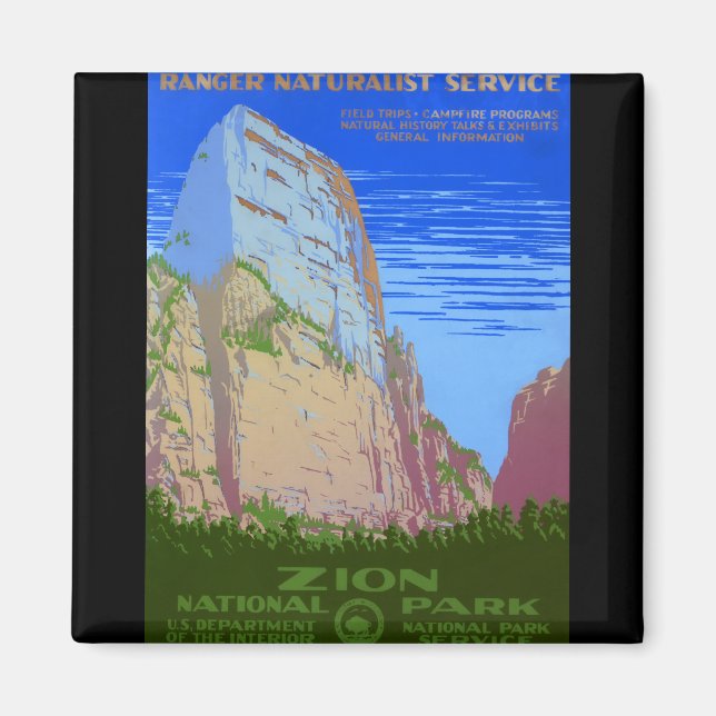 Imán Parque nacional de Zion (Frente)