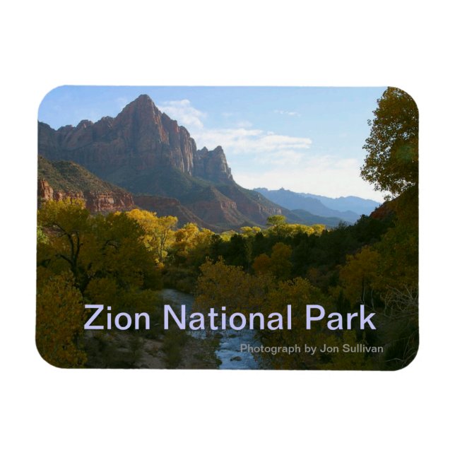 Imán Parque nacional de Zion (Horizontal)
