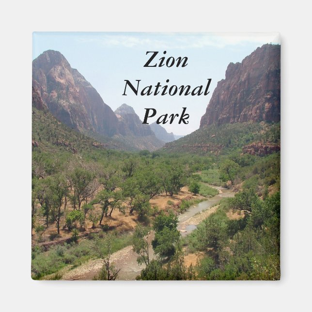 Imán Parque nacional de Zion (Frente)