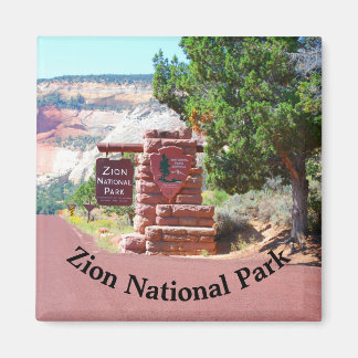 Imán Parque nacional de Zion Estados Unidos