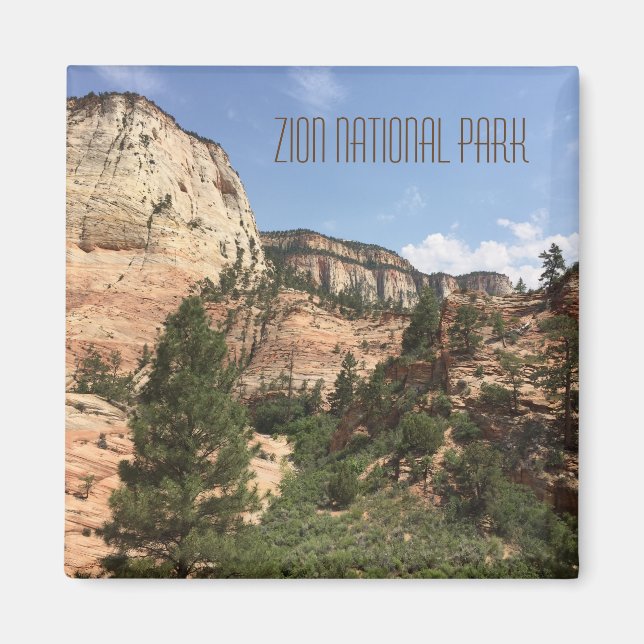 Imán Parque nacional de Zion Estados Unidos (Frente)