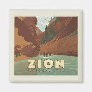 Imán Parque nacional de Zion   Las estrechas