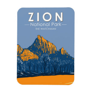 Imán Parque nacional de Zion, Utah, la cosecha de Watch