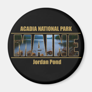 Imán Parque nacional del Acadia de la fuente de la