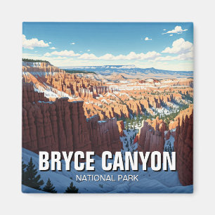 Imán Parque nacional del Cañón Bryce Invierno de Utah