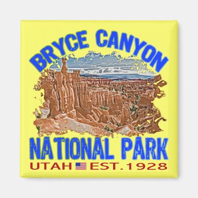 Imán Parque nacional del Cañón Bryce, Utah (Frente)
