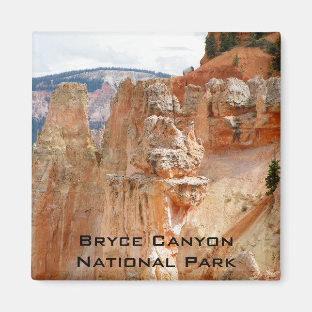 Imán Parque nacional del Cañón de Bryce (Frente)