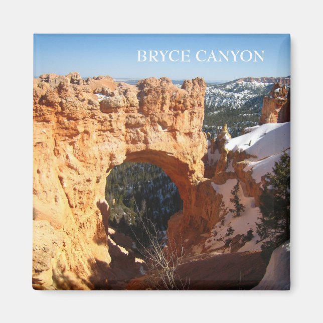 Imán Parque nacional del Cañón de Bryce (Frente)