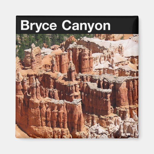 Imán Parque nacional del Cañón de Bryce (Frente)