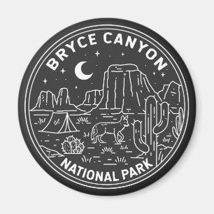 Imán Parque nacional del Cañón de Bryce, Utah Monoline 