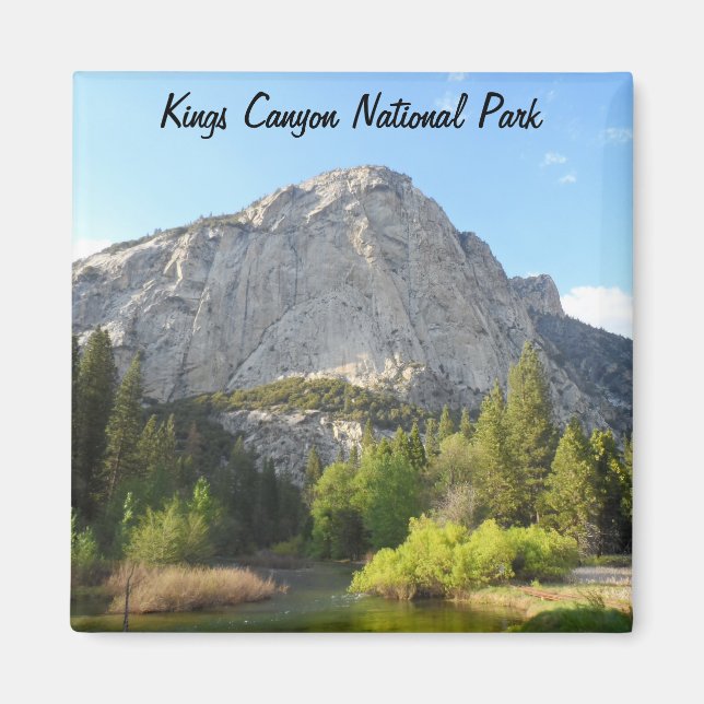 Imán Parque nacional del Cañón Kings (Frente)