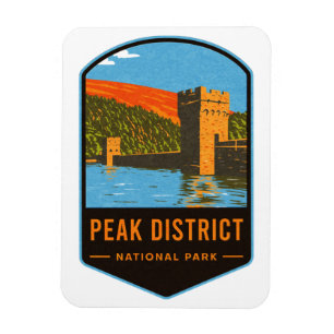 Imán Parque nacional del distrito de Peak