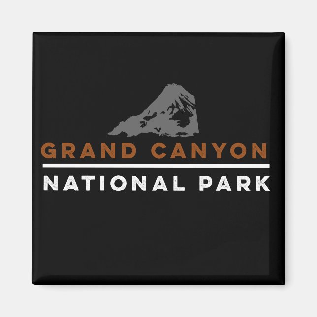 Imán Parque nacional del Gran Cañón (Frente)
