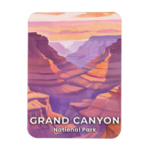 Parque Nacional del Gran Cañón Arte de Acuarela de