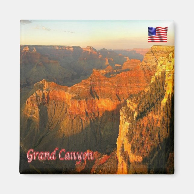 Imán Parque nacional del GRAND CANYON zUS137, Arizona,  (Frente)