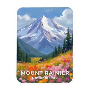 Imán Parque Nacional del Monte Rainier   Viajes a Washi