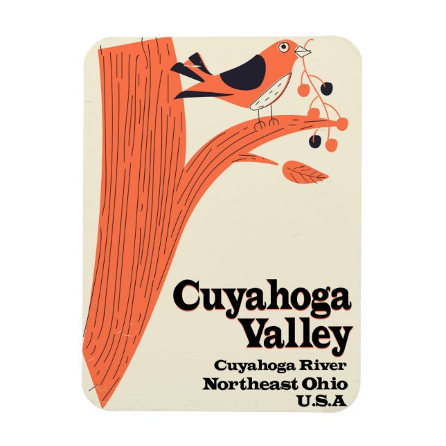Imán Parque Nacional del Valle de Cuyahoga (Vertical)
