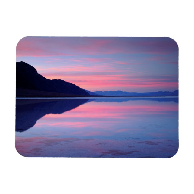 Imán Parque nacional del Valle de la Muerte. Agua de ma (Horizontal)