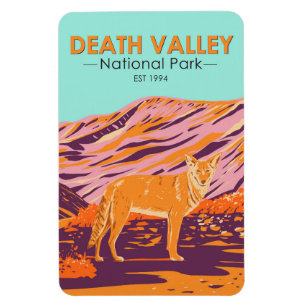 Imán Parque nacional del Valle de la Muerte Coyote Vin