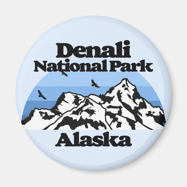 Imán Parque nacional Denali (Frente)