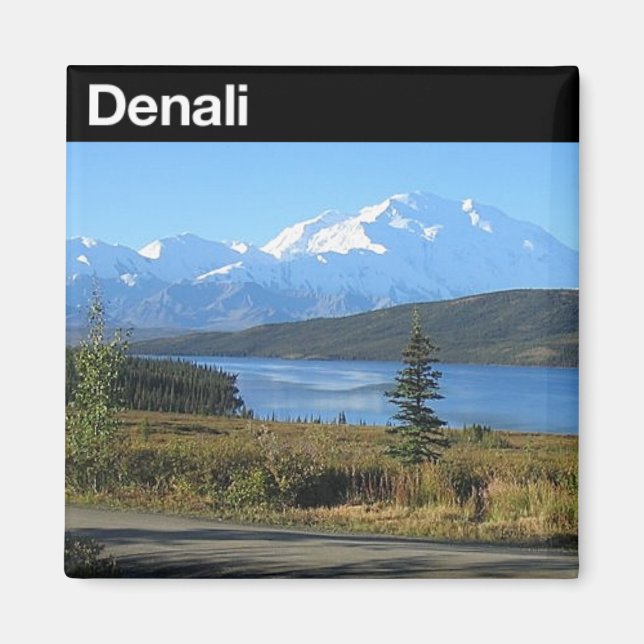 Imán Parque nacional Denali (Frente)