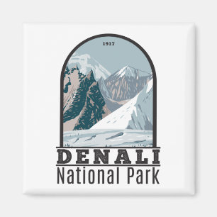 Imán Parque nacional Denali Alaska Monte Hunter